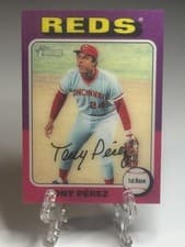 2024 Topps Heritage 1975 Topps In 3D Tony Pérez #753D-12 card