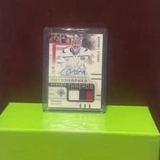 2024-25 Upper Deck Ultimate Collection Pro Threads Charlie Lindgren #PT-CL card