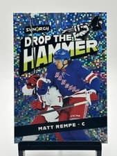 2024-25 Upper Deck Synergy Drop the Hammer! Matt Rempe #DH-8 card