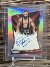 2026 Topps Chrome WWE Red Brand Autographs Bron Breakker #RBA-BRO card