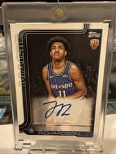 2025-26 Topps Flagship Real One Rookie Autographs Jase Richardson #TFRR-JR card