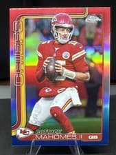 Patrick Mahomes II 2025 Topps Chrome card
