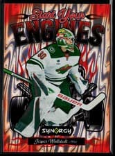 Jesper Wallstedt 2024-25 Upper Deck Synergy Start your Engines card