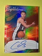 2025-26 Donruss Art Signatures Vertical Carter Bryant #7 card