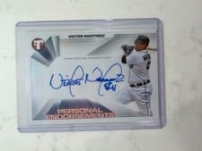 2025 Topps Pristine Personal Endorsements Autographs Victor Martinez #PPEA-VM card