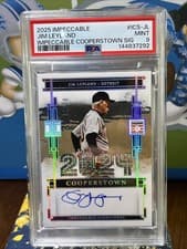 2025 Panini Impeccable Cooperstown Signatures Jim Leyland #22 card