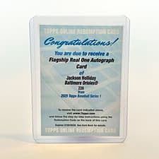 2025 Topps Real One Autographs Jackson Holliday #220 card