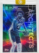 2025-26 Topps 3 Architects Joel Embiid #AR-15 card