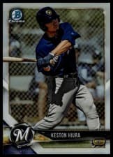 Keston Hiura 2018 Bowman Draft card