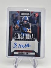 2025 Panini Prizm Draft Picks Sensational Signatures Brashard Smith #47 card