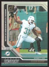 Raheem Mostert 2024 Donruss Best of Panini Instant card
