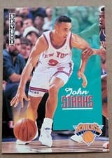 John Starks 1992-93 SkyBox Base Set card