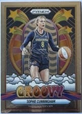 2025 Panini Prizm WNBA Groovy Sophie Cunningham #7 card