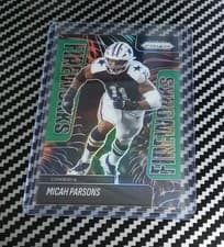 2025 Panini Prizm Fireworks Micah Parsons #18 card