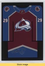 2024-25 Upper Deck Credentials Arena Giveaways - Jerseys Nathan MacKinnon #J-NM card
