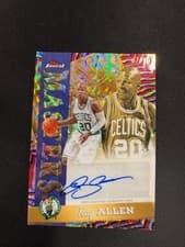 2025-26 Finest Masters Autographs Ray Allen #MA-RA card