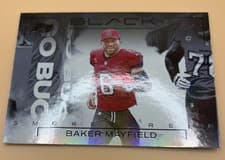 2025 Panini Black Smokescreen Baker Mayfield #17 card
