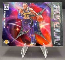 LeBron James 2019 Panini Donruss Optic Fantasy Stars card