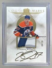 Connor McDavid 2024-25 Upper Deck The Cup Logomarks card