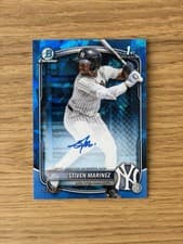 2025 Bowman Chrome Sapphire Edition Prospect Autographs Stiven Marinez #CPSA-SMA card
