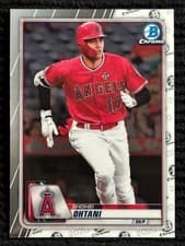 Shohei Ohtani 2020 Bowman Chrome card