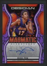 2024-25 Panini Obsidian Magmatic Signatures Rick Fox #MS-FOX card