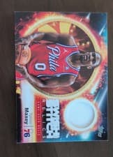 2025-26 Topps Swish and Stitch Relics Tyrese Maxey #SST-TM card