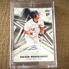 2026 Topps Baseball Stars Autographs Colson Montgomery #BSA-CM card