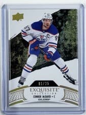 2024-25 Upper Deck Black Diamond Exquisite Collection Connor McDavid #V-CM card