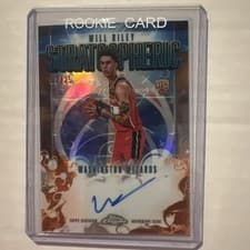 2025-26 Topps Chrome Stratospheric Signatures Rookies Will Riley #SMR-WR card
