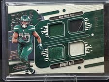 Breece Hall 2024 Panini Absolute Tools of the Trade Quad card