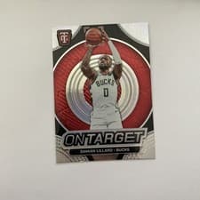 2024-25 Panini Totally Certified On Target Damian Lillard #5 card