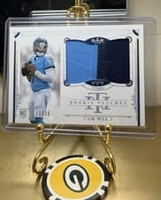 2025 Panini National Treasures Rookie Patches Cam Ward #206 card