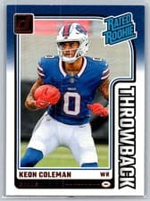 2024 Donruss Rated Rookies Throwback Keon Coleman #42