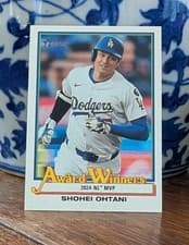 Shohei Ohtani 2025 Topps Heritage card