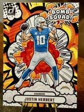 2025 Donruss Bomb Squad Justin Herbert #BS-JHT card