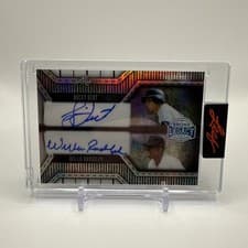 2025 Leaf Bronx Legacy Dual Autographs Bucky Dent / Willie Randolph #DA-1 card