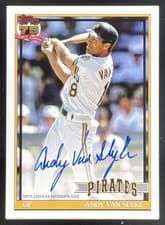 2026 Topps 1991 Topps Autographs Andy Van Slyke #91A-AVS card