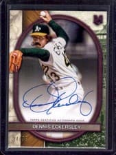 2025 Topps Museum Collection Archival Autographs Dennis Eckersley #AA-DE card