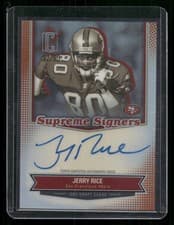 2025 Topps Signature Class Supreme Signers Jerry Rice #SS-JR card