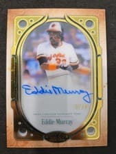 2026 Topps Tier One Clearly Perfect Autographs Eddie Murray #CPA-EM card