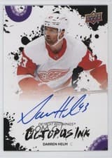 2025-26 Upper Deck Detroit Red Wings Centennial Octopus Ink Darren Helm #OI-DH card