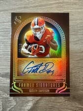 2025 Panini Silhouette Framed Signatures Gideon Davidson #18 card