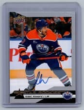 2025-26 Upper Deck Star Rookies Base Star Rookies Autographs Isaac Howard #24 card