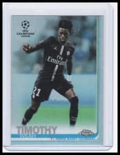 Timothy Weah 2018 Topps Chrome UEFA Champions League card