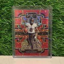 Lamar Jackson 2023 Panini Select Numbers card
