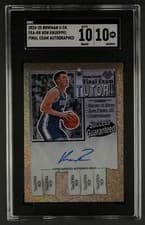 2024-25 Bowman University Chrome Final Exam Autographs Kon Knueppel #FEA-KK card