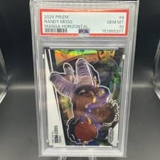 2025 Panini Prizm Manga - Horizontal Randy Moss #6 card