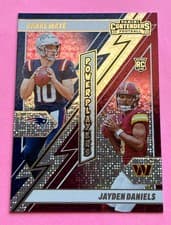 2024 Panini Contenders Power Players Drake Maye / Jayden Daniels #22