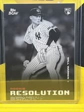 2025 Topps Black & White Rookie Resolution Will Warren #RR5 card